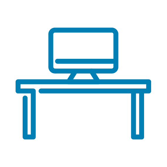 Moderner Arbeitsplatz/Büro